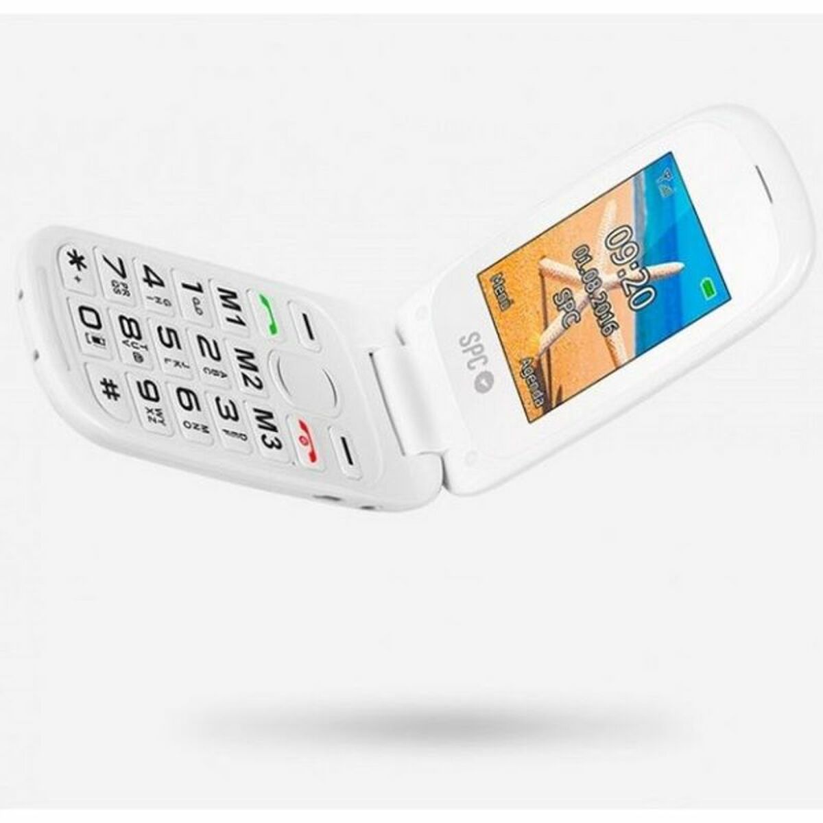 Mobilný Telefón SPC Internet HARMONY WHITE Bluetooth FM 2,4" Biela
